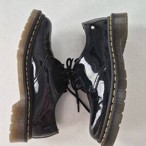 Dr. Martens Black Patent Oxfords